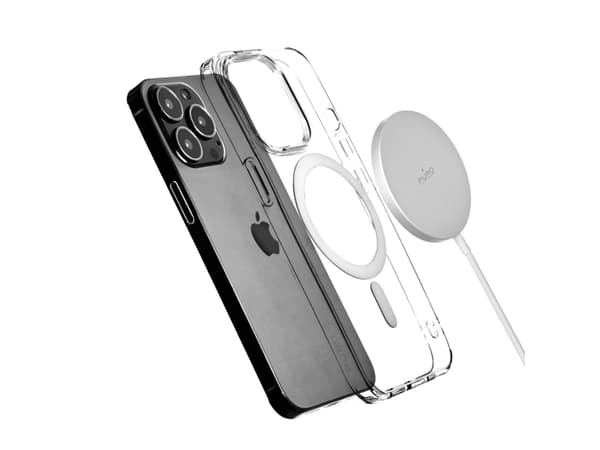 PURO - Trådløs ladepute - magnetisk - 15 watt - for Apple iPhone 11, 12, 13, 8, SE, X, XR, XS, XS Max