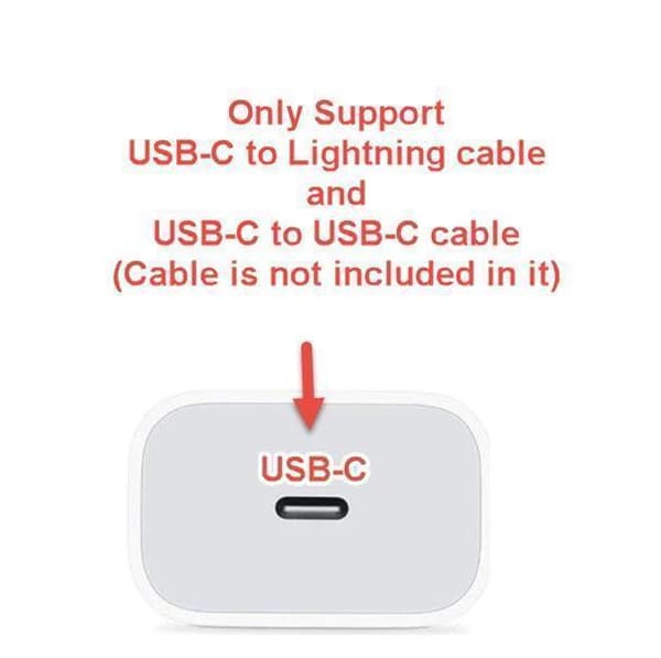 1M iPhone 20W USB C snabbladdare OCH USB-C till Lightning kabel