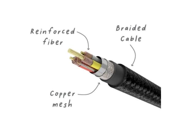 Usbepower EVERTEK USB-C to Lightning - 1.2m Lightning cable with Kevlar reinforcement