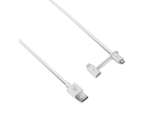 Usbepower DUO - 1.2m Micro-USB and Lightning in the same cable!