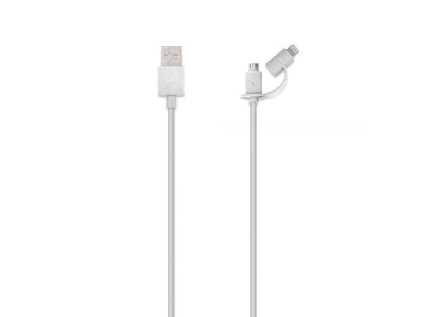 Usbepower DUO - 1.2m Micro-USB and Lightning in the same cable!