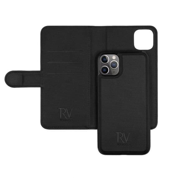 iPhone 11 Pro Max Plånboksfodral Magnet Rvelon - Svart