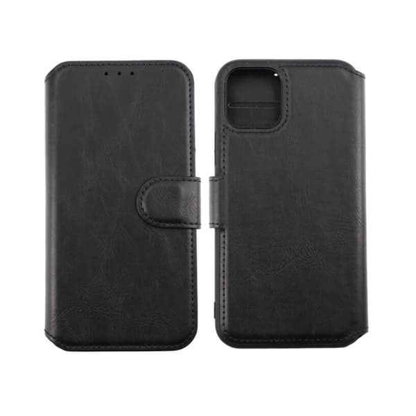 iPhone 11 Pro Plånboksfodral Extra Kortfack Rvelon - Svart