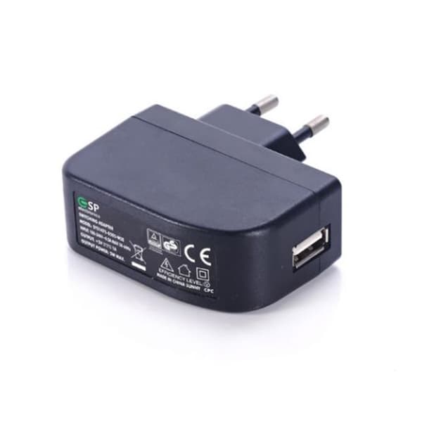 Laddare och Micro-USB Kabel 1 meter - Svart