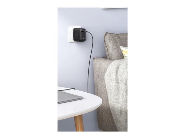 Ugreen - Strömadapter - 65 Watt - 5 A - PD 3.0, QC 4.0+ - 4 utdatakontakter (3 x USB-C, USB) - Europa