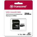 Miniatyrbild 4 av 4: TRANSCEND MicroSDXC 340S 256GB U3 A2 V30 (R160/W125)