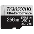 Miniatyrbild 1 av 4: TRANSCEND MicroSDXC 340S 256GB U3 A2 V30 (R160/W125)