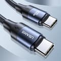 Miniatyrbilde 5 av 6: USAMS Kabel U71 Nylon USB-C/USB-C 3 m