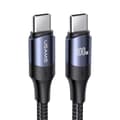 Miniatyrbilde 1 av 6: USAMS Kabel U71 Nylon USB-C/USB-C 3 m