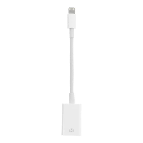 Adapter OTG till USB-A - iPhone Lightning 8-pin Vit