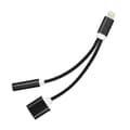 Miniatyrbild 1 av 2: Adapter HF/audio till Lightning Jack 3.5mm - Svart