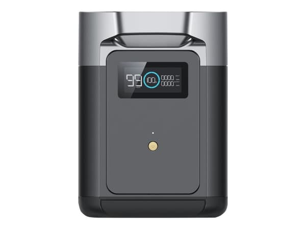 EcoFlow Delta 2 - Ekstra batteri for bærbar kraftstasjon - litium-jernfosfat - 1024 Wh - utgangskontakter: 1 - USA - for Delta 2