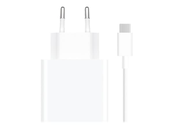 Xiaomi MDY-12-EA - Strømadapter - 33 watt - 3 A (USB) - på kabel: USB-C - hvit Hvit
