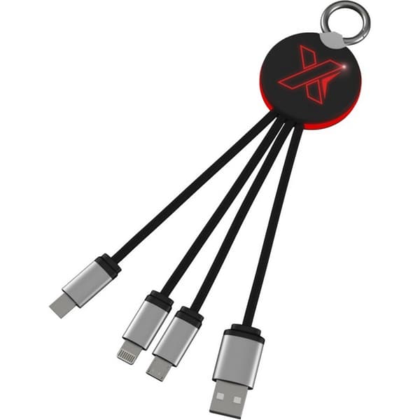 SCX Design C16 USB-oplader Red/Solid Black One Size