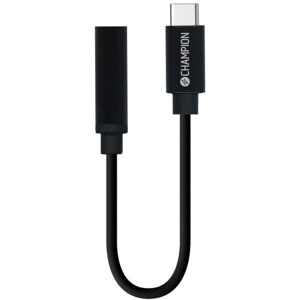 Champion 3.5 mm till USB-C Adapter - Svart
