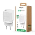 Miniatyrbillede 1 af 2: Snabbladdare för iPhone / Samsung 25W PD USB-C för Väggladdare