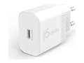 Miniatyrbilde 2 av 5: j5create JUP1420 - Strømadapter - 20 watt - 3 A - Fast Charge, PD 3.0 (24 pin USB-C) - hvit - Nord-Amerika - for Apple iPhone 12