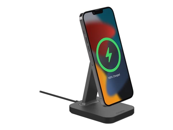 mophie snap+ - Trådløst ladestativ - 15 watt - svart - Europa (unntatt Irland)