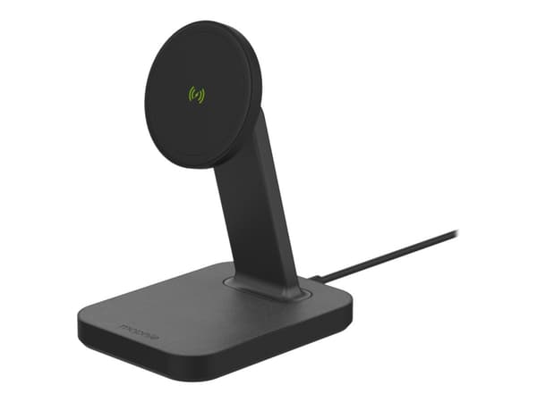 mophie snap+ - Trådløst ladestativ - 15 watt - svart - Europa (unntatt Irland)