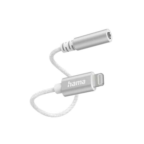 HAMA Ljudadapter Lightning till 3,5 mm - Vit