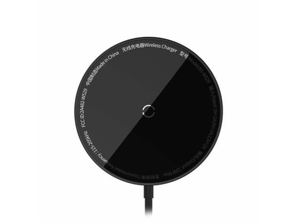 Baseus Simple Mini3 - Trådløs ladepute - magnetisk - 15 watt - svart