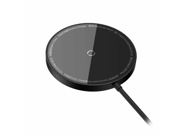 Baseus Simple Mini3 - Trådløs ladepute - magnetisk - 15 watt - svart
