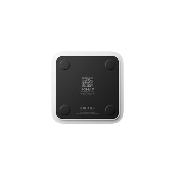 NOMAD Trådløs oplader Base Magnetic Charger Vit