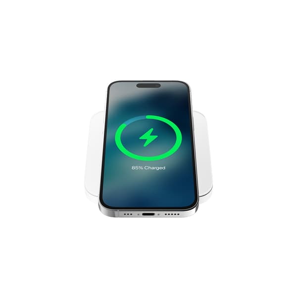 NOMAD Trådløs oplader Base Magnetic Charger Vit