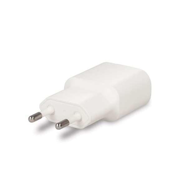 Forever vægoplader USB 2A TC-01 + iPhone 8-pin kabel - Hvid