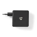 Miniatyrbillede 6 af 9: Nedis Vægoplader | 57 W | PD3.0 45W | Hurtigopladningsfunktion | 2.25 A / 2.4 / 3.0 A | Antal output: 2 | USB-A / USB-C™ | Uden Kabel | Automatisk Val