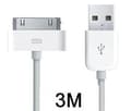 Pikkukuva 2 / 2: USB-kaapeli iPadille 3 metriä (valkoinen)