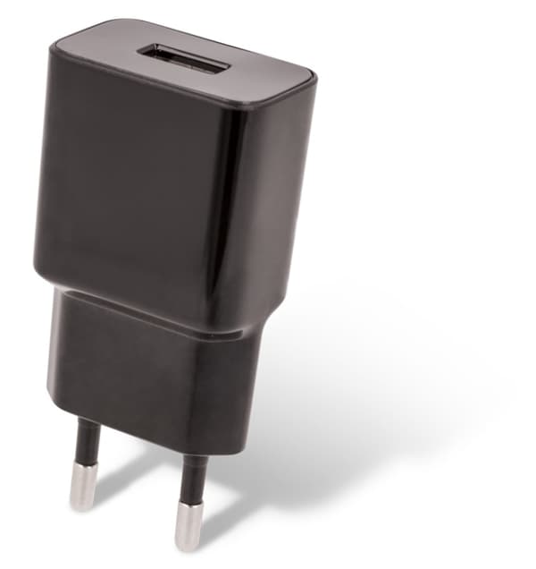 Maxlife USB-snabbladdare MXTC-01, med fast Charge, 2,1A, svart Svart