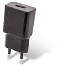 Miniatyrbillede 1 af 4: Maxlife vægoplader MXTC-01 USB (1A) + microUSB-kabel, sort