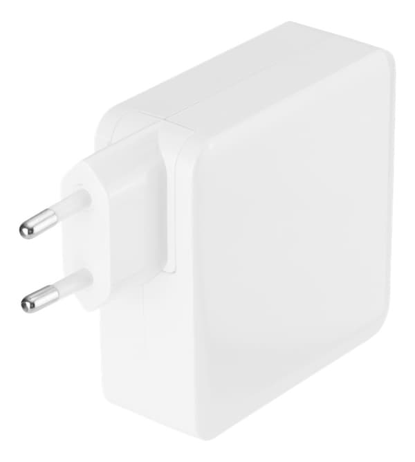 DELTACO USB-C PD väggladdare, 65 W, vit