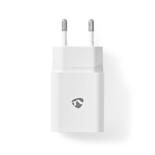 Nedis Seinälaturi | 12 W | Pikalataus-toiminto | 1x 2.4 A A | Lähtöliitäntöjen määrä: 1 | USB-A | Lightning 8-Pin (irrallinen) Kaapeli | 1.00 m | Sing