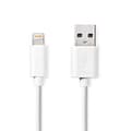 Miniatyrbillede 4 af 5: Nedis Lightning Kabel | USB 2.0 | Apple Lightning 8-pin | USB-A Han | 480 Mbps | Nikkelplateret | 2.00 m | Runde | PVC | Hvid | Box