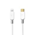 Miniatyrbild 4 av 5: Nedis Lightning Kabel | USB 2.0 | Apple Lightning, 8-stifts | USB-C™ Hane | 480 Mbps | Guldplaterad | 1.00 m | Rund | PVC | Vit | Låda