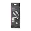 Miniatyrbilde 9 av 11: Nedis Lightning Kabel | USB 2.0 | Apple Lightning 8-Pinners | USB-C™ Hann | 480 Mbps | Gull belagt | 1.00 m | Rund | Flettet / Nylon | Aluminium / Søl