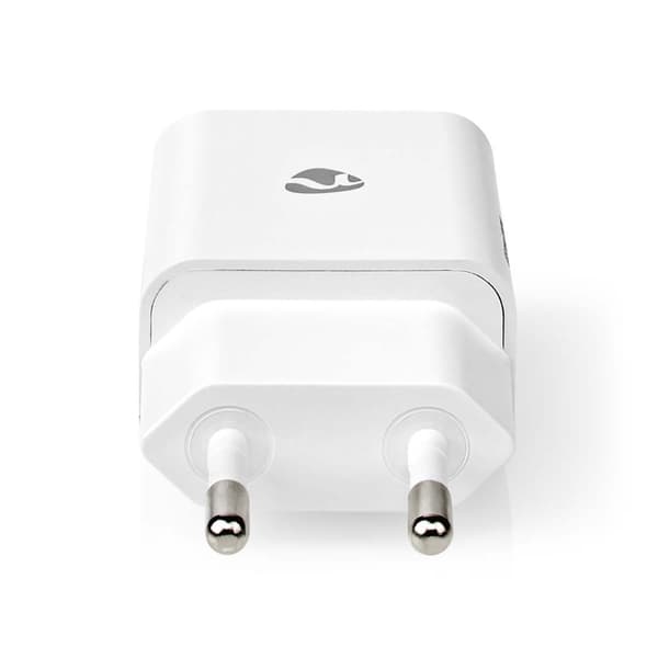 Nedis Vægoplader | 12 W | Hurtigopladningsfunktion | 1x 2.4 A A | Antal output: 1 | USB-A | Uden Kabel | Single Voltage Output | Hvid