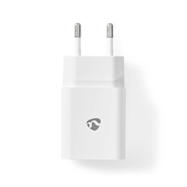 Nedis Vægoplader | 12 W | Hurtigopladningsfunktion | 1x 2.4 A A | Antal output: 1 | USB-A | Uden Kabel | Single Voltage Output | Hvid