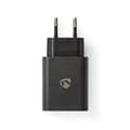 Miniatyrbillede 7 af 11: Nedis Vægoplader | 32 W | PD3.0 27W / PD3.0 30W / QC4.0 32W | Hurtigopladningsfunktion | 1.5 / 2.0 / 2.5 / 3.0 A | Antal output: 1 | USB-C™ | Automati