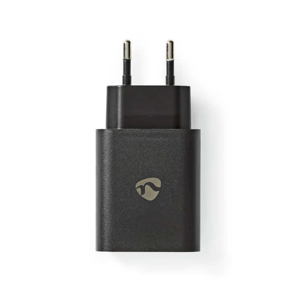 Nedis Vægoplader | 32 W | PD3.0 27W / PD3.0 30W / QC4.0 32W | Hurtigopladningsfunktion | 1.5 / 2.0 / 2.5 / 3.0 A | Antal output: 1 | USB-C™ | Automati