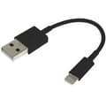 Miniatyrbilde 1 av 2: Lightning-kabel til USB, 11cm, svart