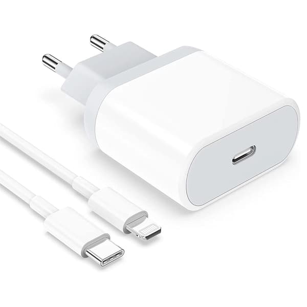 Snabbladdare iPhone Type-C Lightning 20W