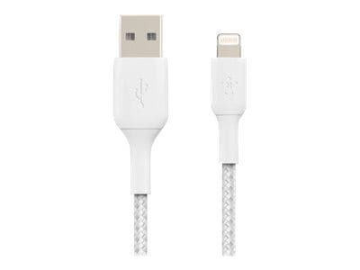 Belkin Boost Charge lynkabel flettet 3m