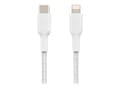 Miniatyrbilde 1 av 2: Belkin Boost Charge Lightning - USB C Flettet 2 m