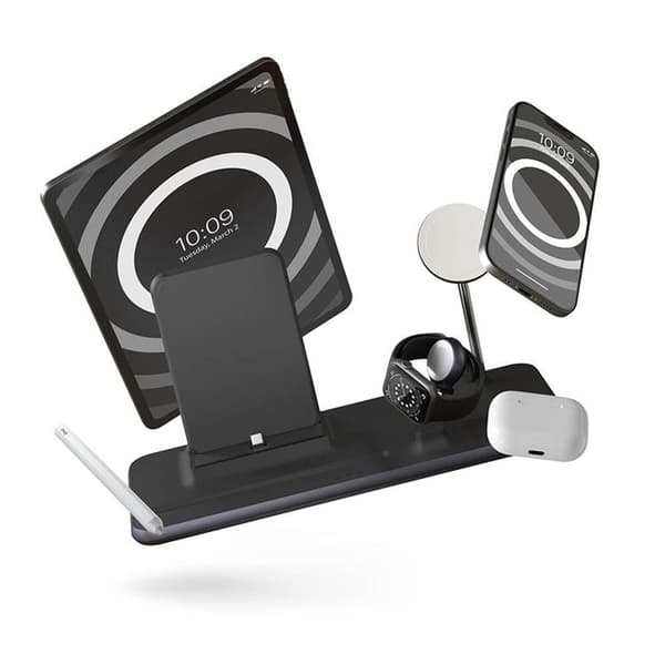 Zens 4-in-1 Trådlös Laddare Magsafe iPhone, Apple Watch, Airpods,iPad
