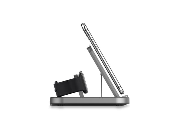 Veho DS-7 Qi, Matkapuhelin/älypuhelin, Älykello, Tabletti, USB Type-C, Hopea, Kiina, 1 m, 5 V