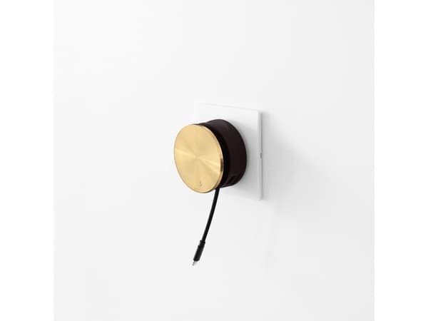 Usbepower AERO MINI Luxury Editon - Dual USB roll charger with iPhone stand and cable roller - Copper