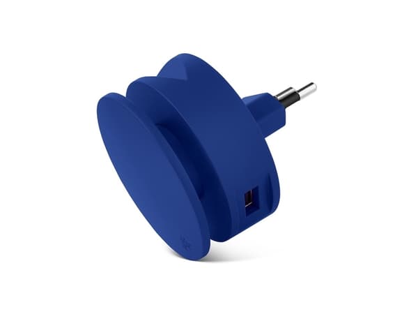 Usbepower AERO MINI - Dual USB roll charger with iPhone stand and cable roller